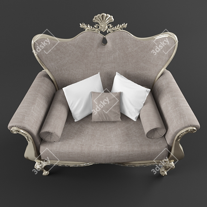 ErgoComfort BF Chair 3D model image 3