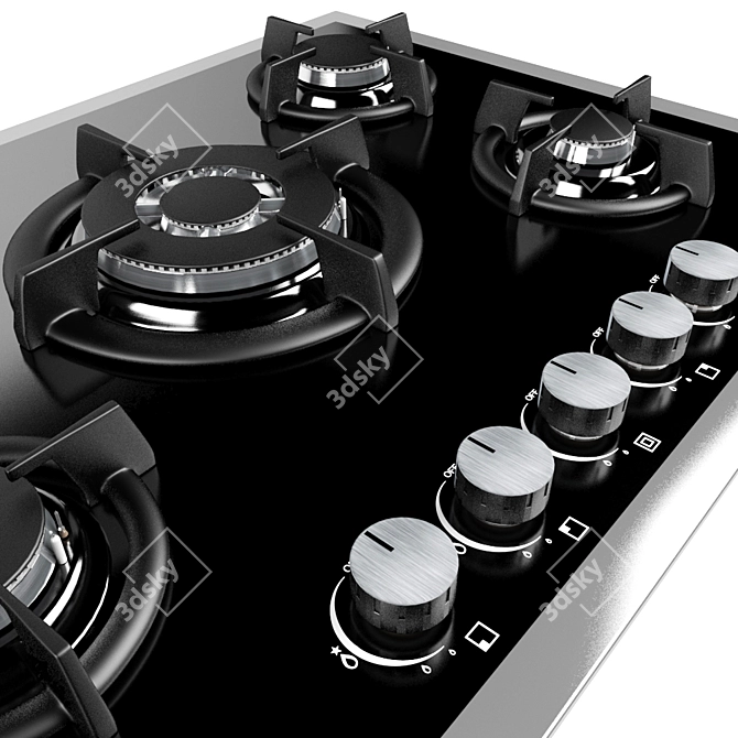 PYRAMIDA PFG 705 Built-in Hob 3D model image 2