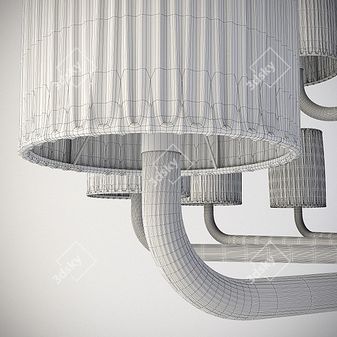 SYLCOM Chandelier - Elegant and Modern 3D model image 3
