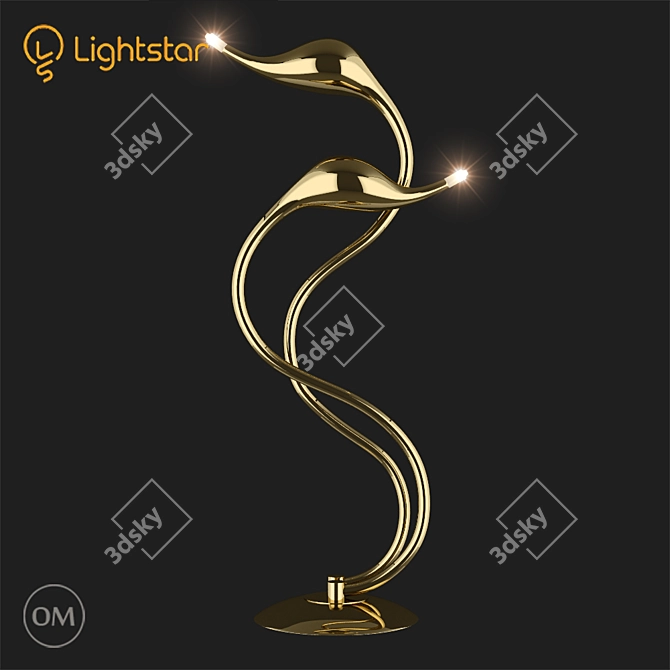 CIGNO COLLO Lightstar: Elegant and Enchanting 3D model image 1