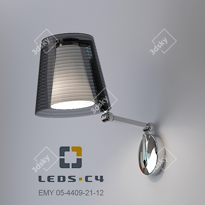 Modern LED Wall Lamp-EMy 3D model image 1