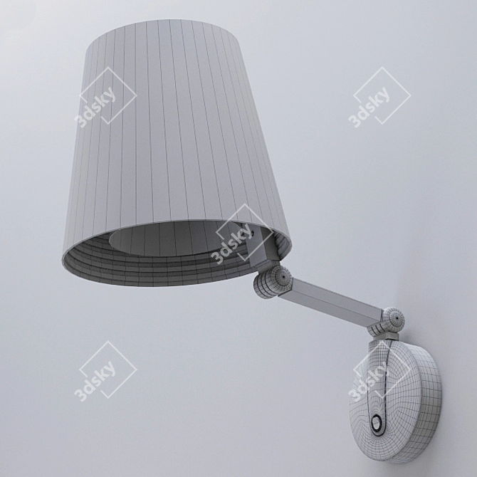 Modern LED Wall Lamp-EMy 3D model image 3