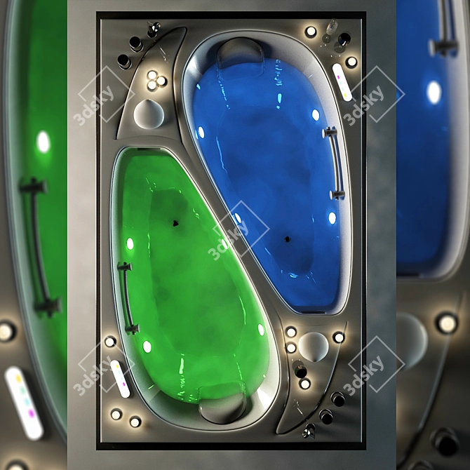 Harmony Luxe Hydro Bath 3D model image 2