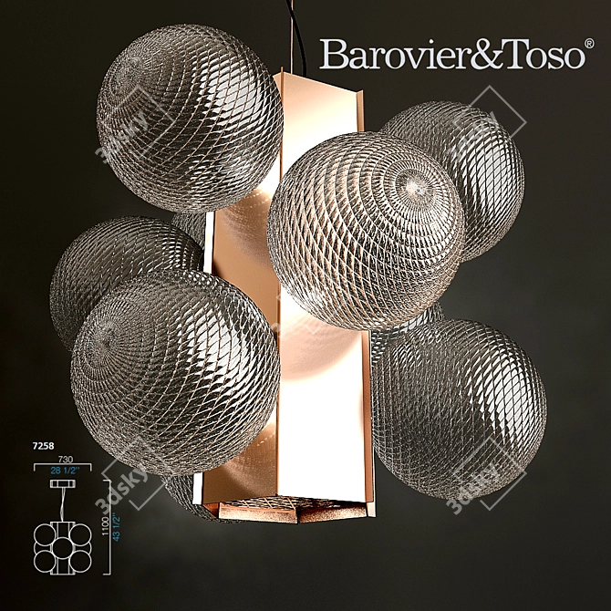 Modern Classic Chandelier  3D model image 1