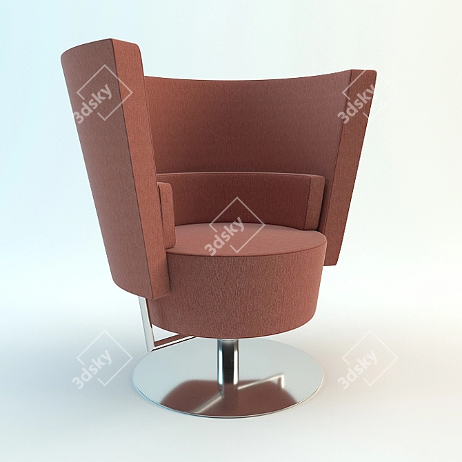 Cozy and Contemporary: Circo Solo Armchair 3D model image 1