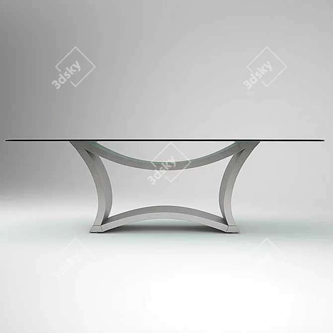 Elegance Defined: Selva Dining Table 3D model image 2