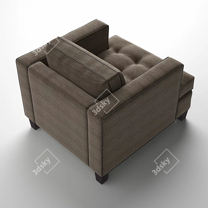 Ralph Lauren Temple Club Chair 3D model image 2