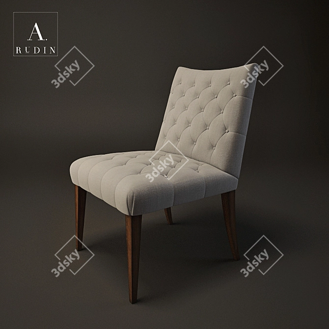 A.Rudin Chair: Sophisticated Design & Comfort 3D model image 1