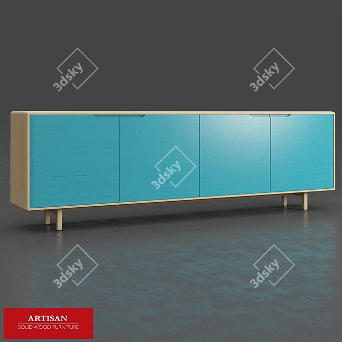 Artisan Invito Sideboard: Exquisite Craftsmanship 3D model image 1