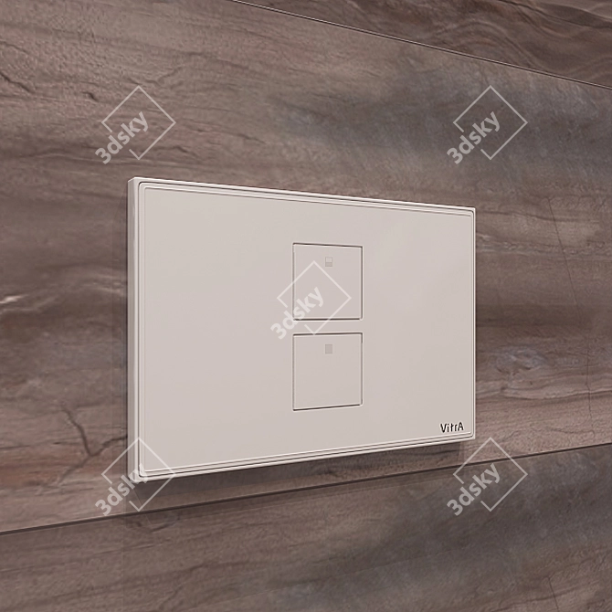 Luxury Hanging Toilet Set 3D model image 3