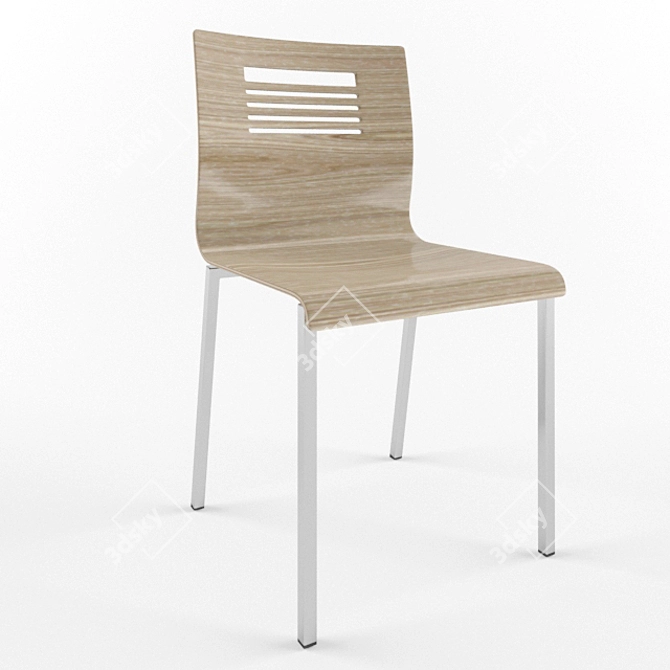 Maxima S353 Chair: Stylish & Comfortable 3D model image 1