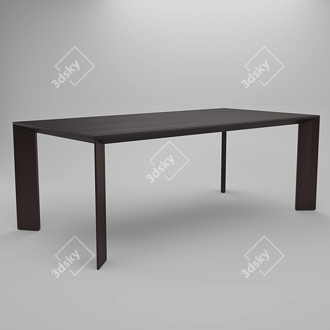 Modern Italian Design: Gill Table by Poliform 3D model image 1