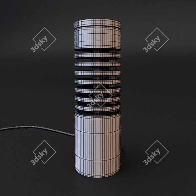 Handcrafted Decorative Lamp 3D model image 3