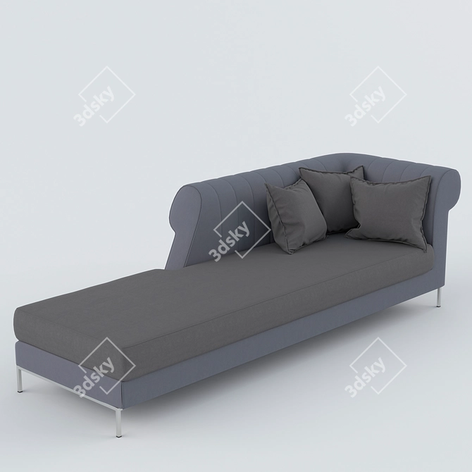 Elegant Busnelli Sofa 3D model image 2
