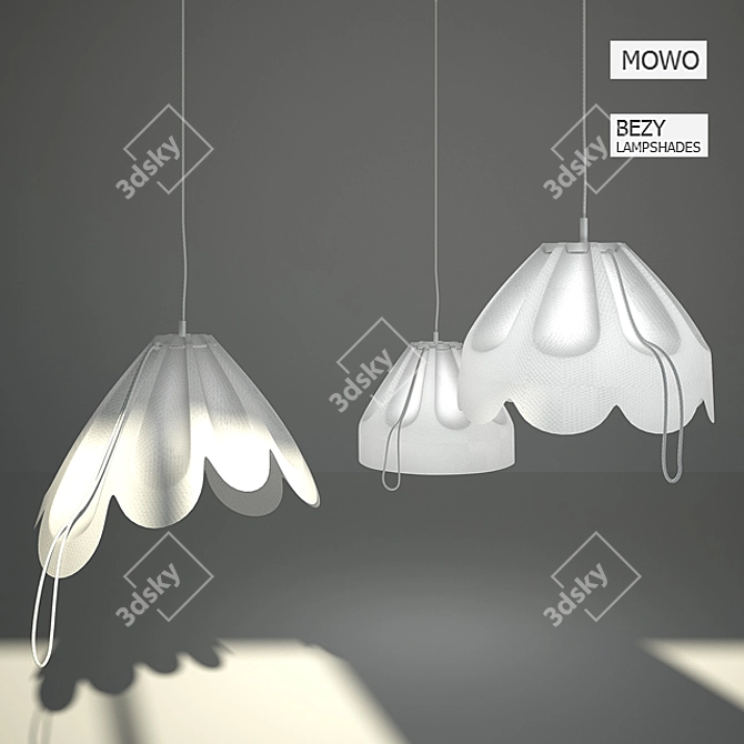 Modern Mowo Bezy Pendant Lamps 3D model image 1