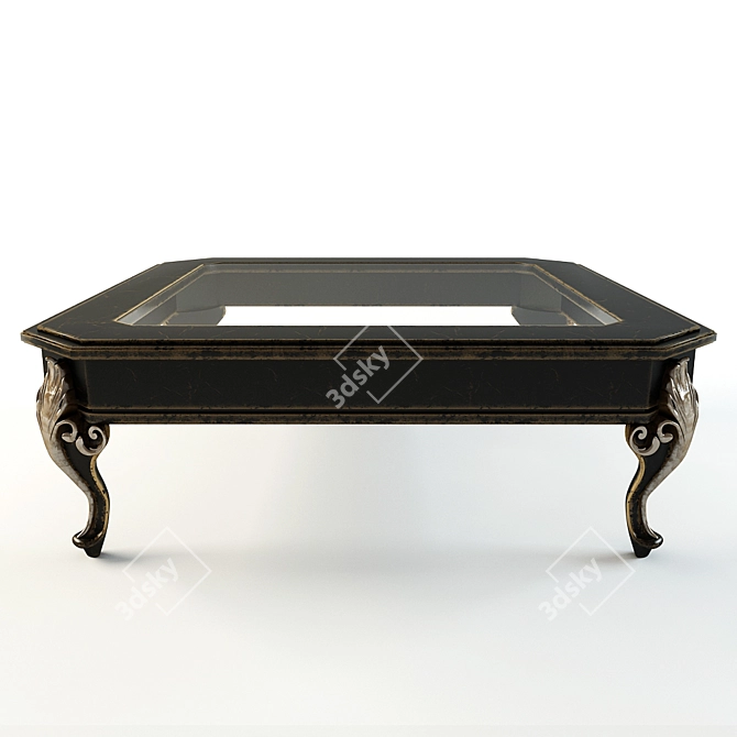 Sleek F.LLI Sanvito Creso Coffee Table 3D model image 1