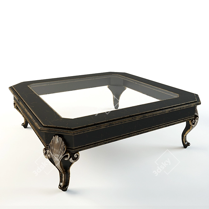 Sleek F.LLI Sanvito Creso Coffee Table 3D model image 2