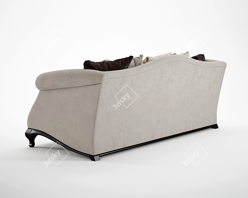 Opera Collection: Elegant and Spacious Sofa 3D model image 2