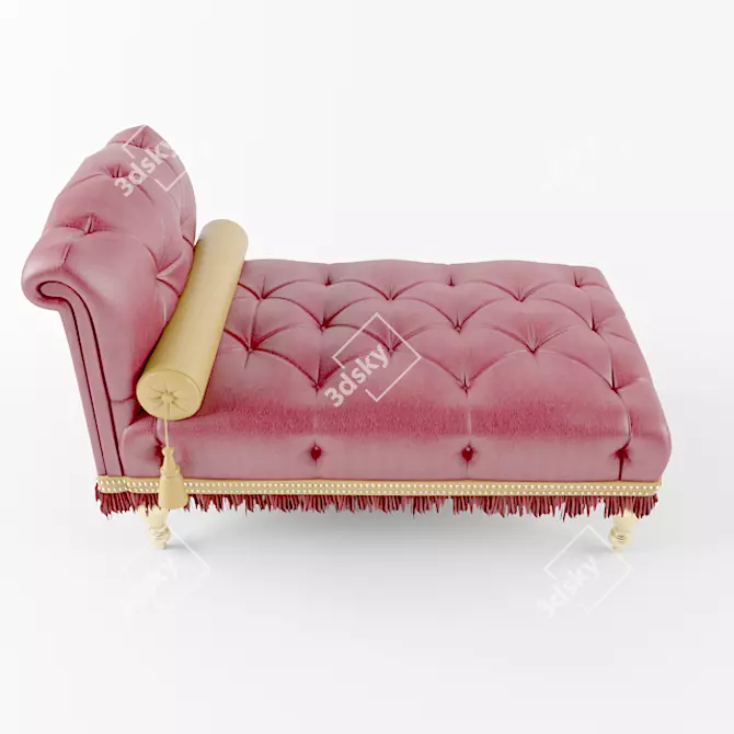 Luxury Lounge Sofa 3D model image 2