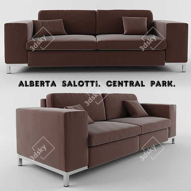 Alberta Salotti Central Park Sofa 3D model image 1