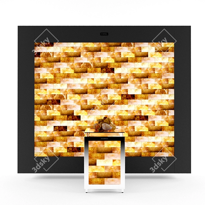 Title: Salt Oasis Wall 3D model image 1