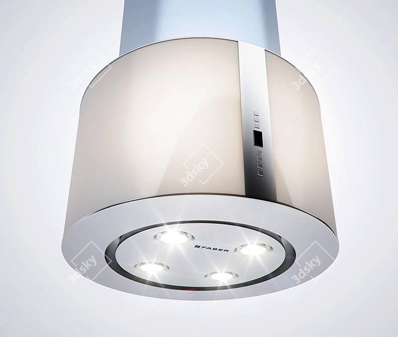 FABER CASSIOPEA Hood: Stylish & Powerful 3D model image 3