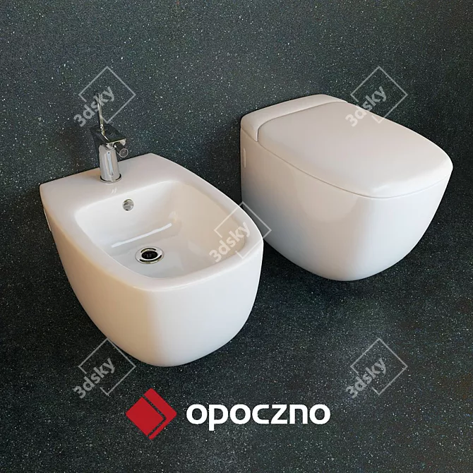 Opoczno Kioto - Elegance in Your Bathroom 3D model image 1