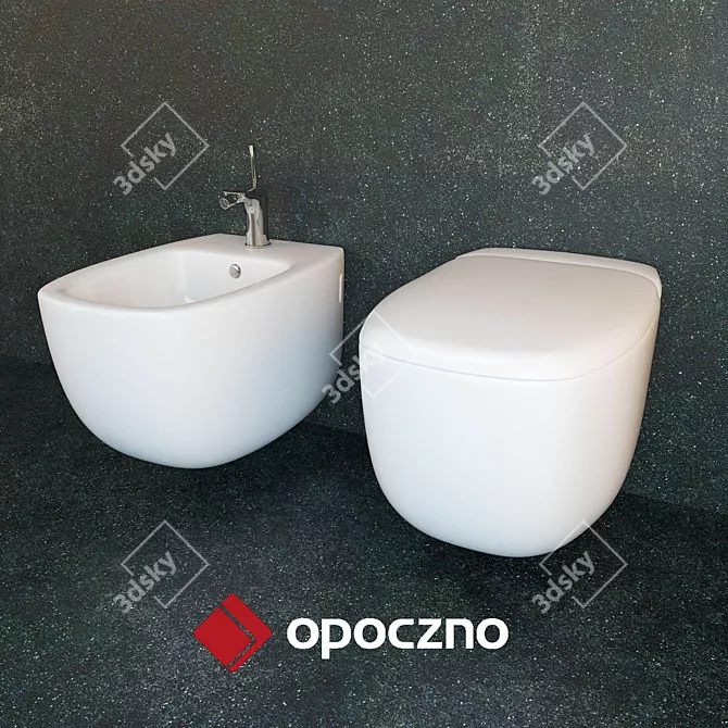 Opoczno Kioto - Elegance in Your Bathroom 3D model image 3