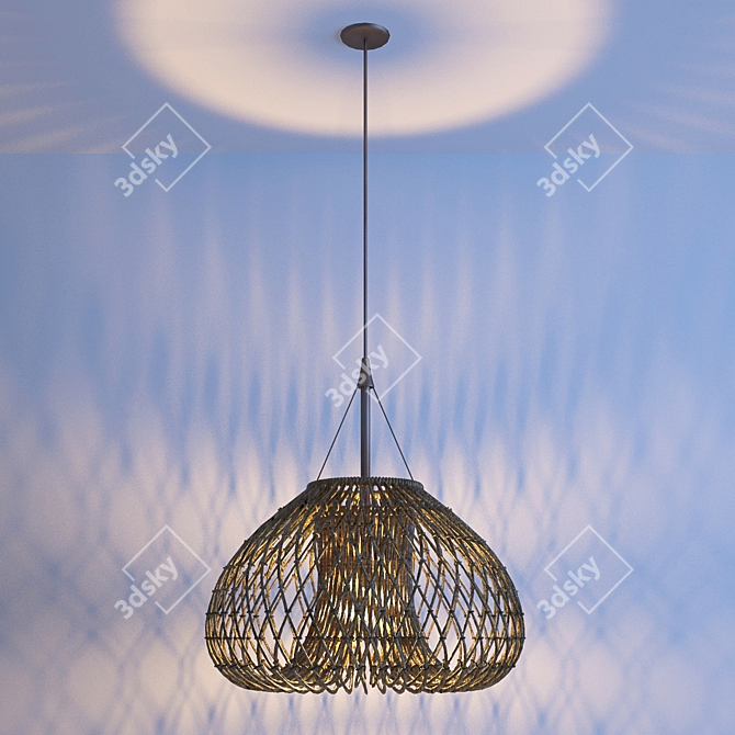 Modern Pendant Light 3D model image 2