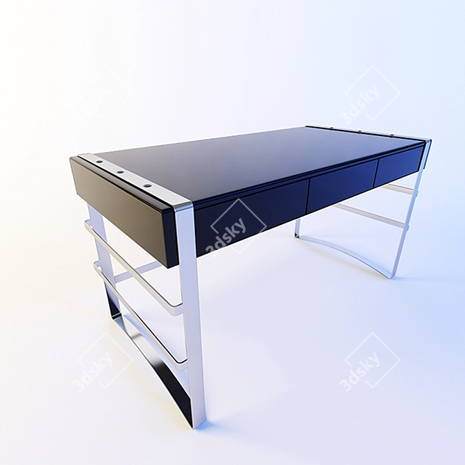 Modern Open-Stack Orchard Desk 3D model image 1