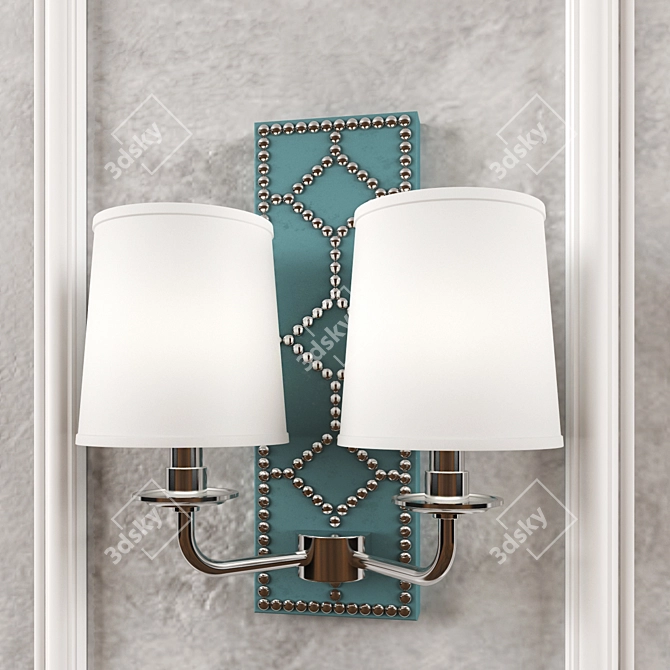 Elegant Williamsburg Wall Sconce 3D model image 3
