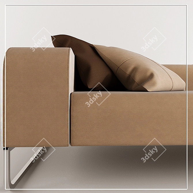 YANEZ Sofa by KLAB DESIGN - Stylish and Comfortable 3D model image 2