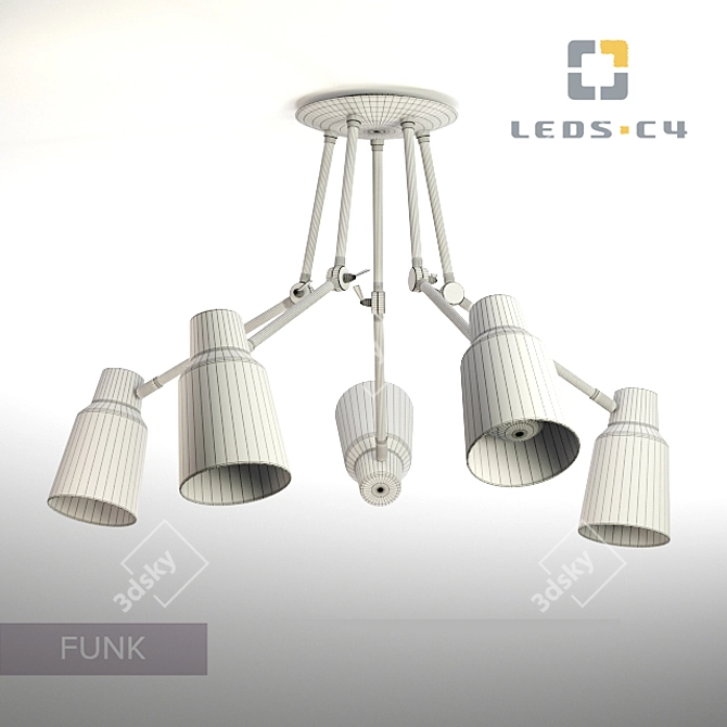 Modern LEDS - C4 Pendant Lamp 3D model image 2