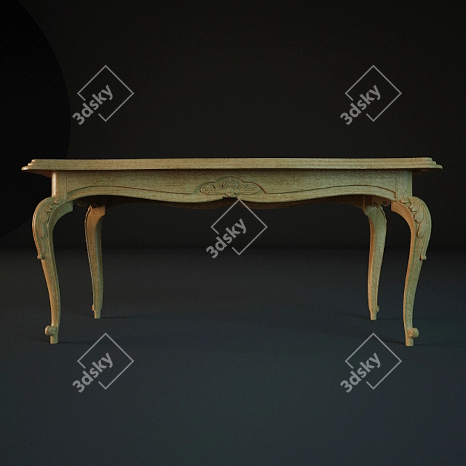 Classic Coffee Table 3D model image 2