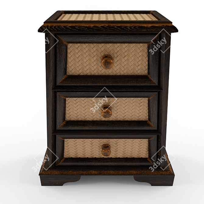 Vintage Chest of Drawers 3D model image 1