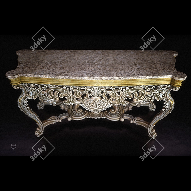 Jumbo Alchymia Console: 3ds Max and OBJ Compatible 3D model image 2