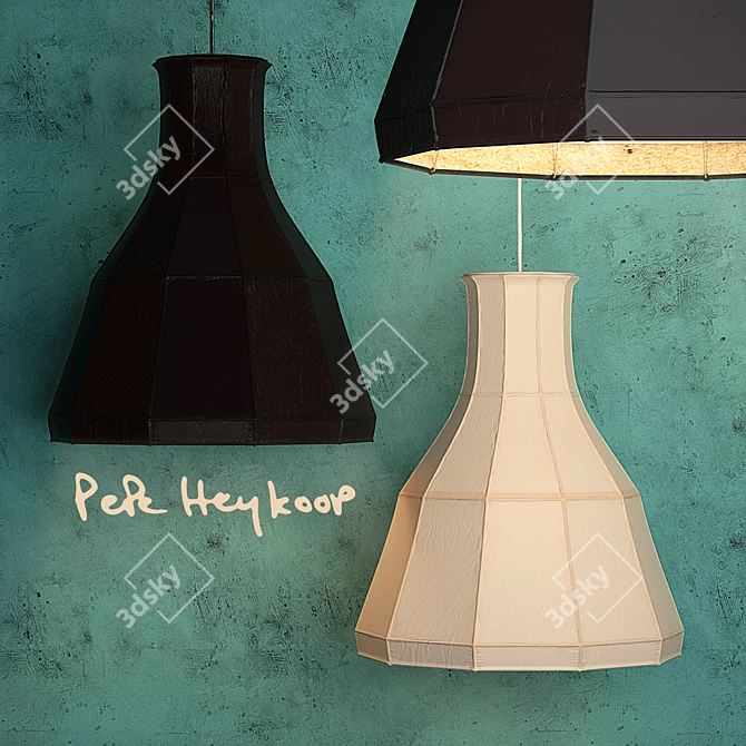 Modern Sculptural Lamp: Pepe Heykoop 3D model image 1