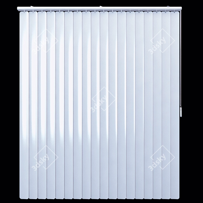 Versatile Vertical Blinds 3D model image 1