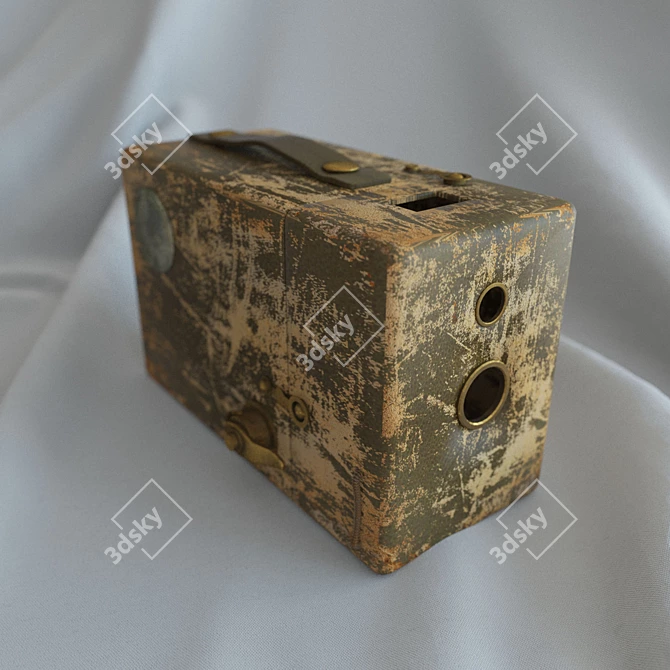 Retro Kodak 1930 Camera 3D model image 1