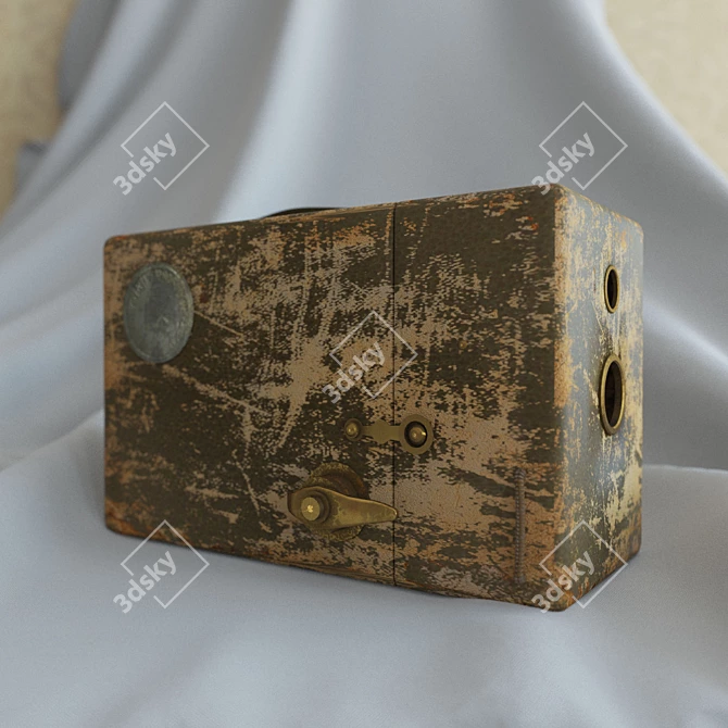 Retro Kodak 1930 Camera 3D model image 2