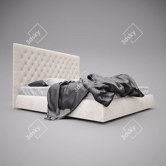 Dream Button Bed 3D model image 1