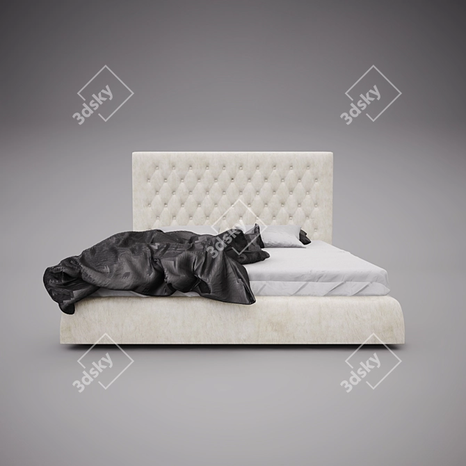 Dream Button Bed 3D model image 2