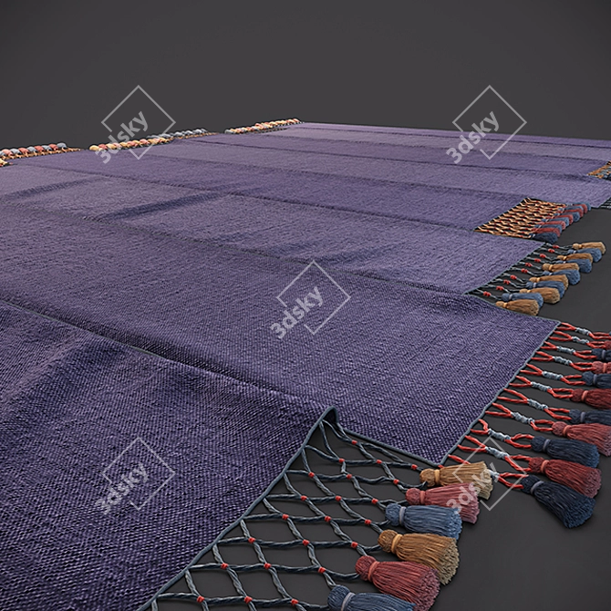 Baxter Jaipur Blue MultiTexture Map 3D model image 2