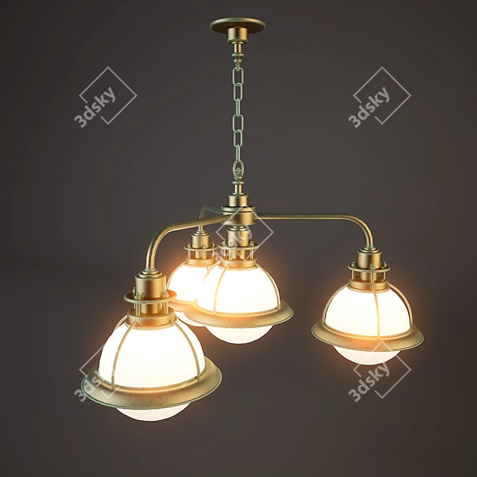 Elegante Light Fixture 3D model image 1