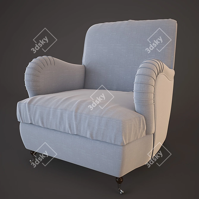 Luxury Comfort Armchair 3D model image 1