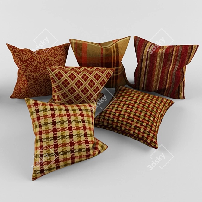 Comfort Cloud Cushion 3D model image 1