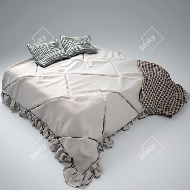 CozyDreams Bed Cover 3D model image 1