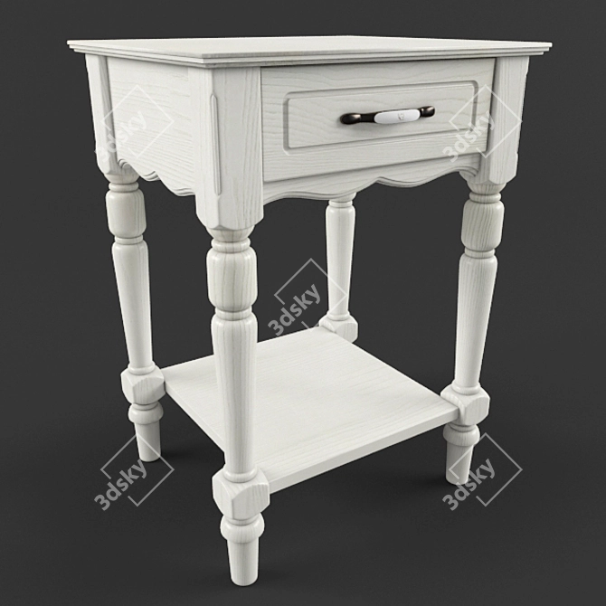 Francoise Bedside Table 3D model image 1