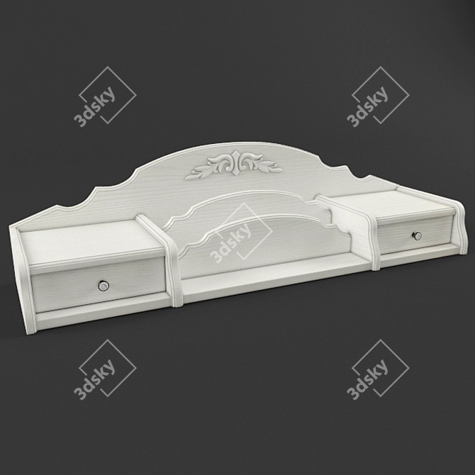 Françoise Office Extension Shelf 3D model image 1