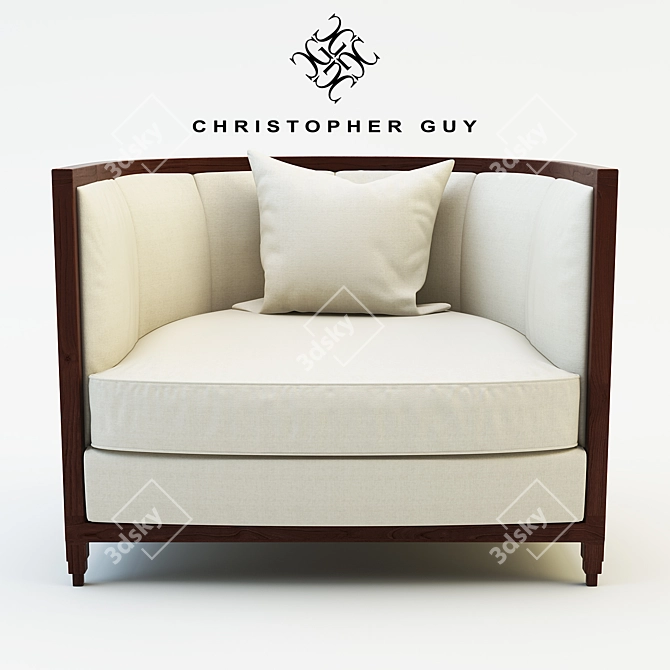 Elegant Christopher Guy MINERVA Table 3D model image 1